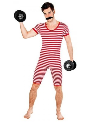 Stripete badedrakt rød - kostyme